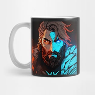 Artistic Viking Frost and Fire Mug